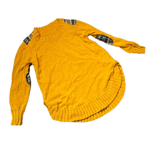 🌹 Vintage Flannel Patch Sweater 🌹 100% Cotton